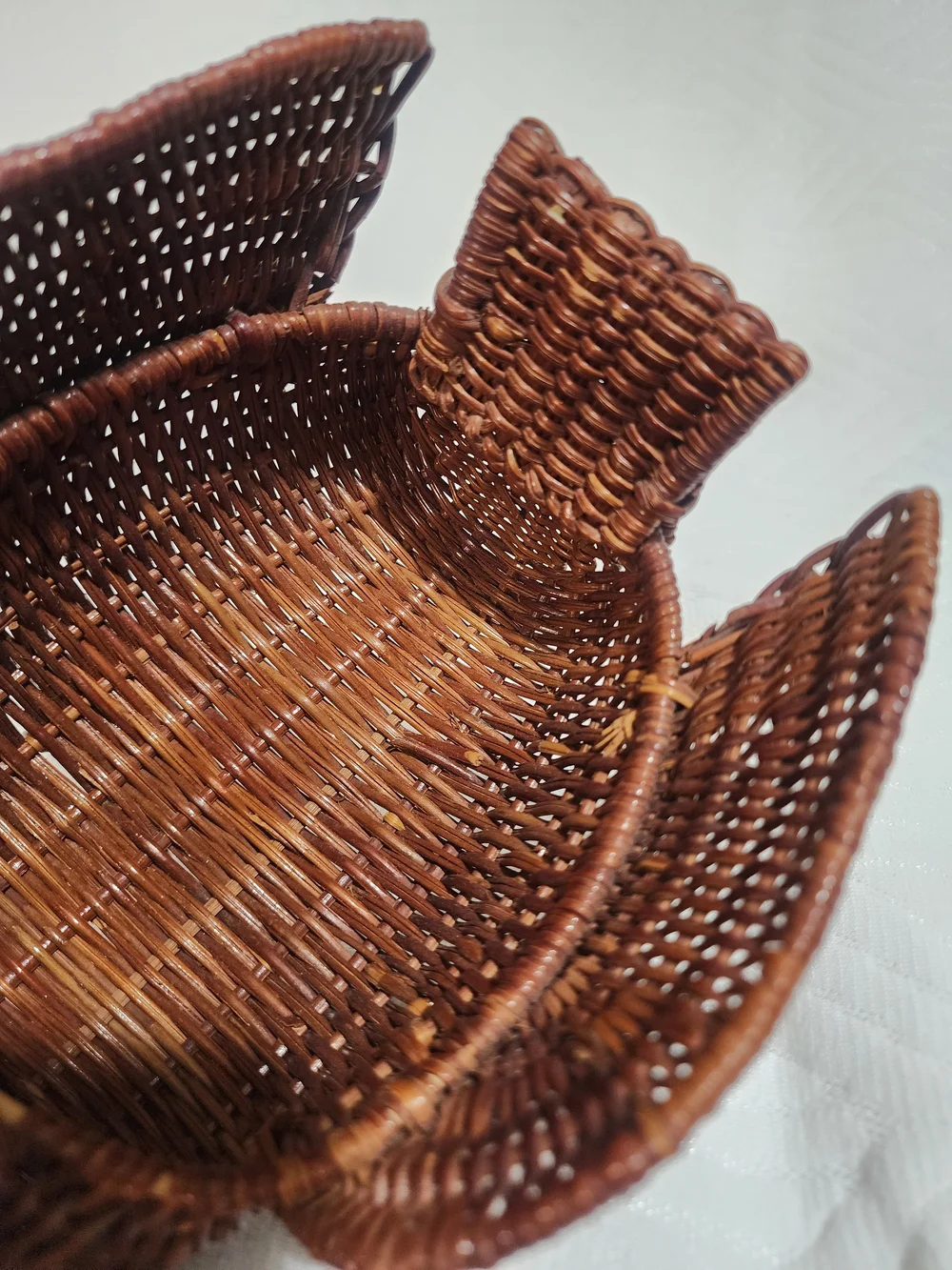 Woven Duck Basket - Brown Decorative Home Accent